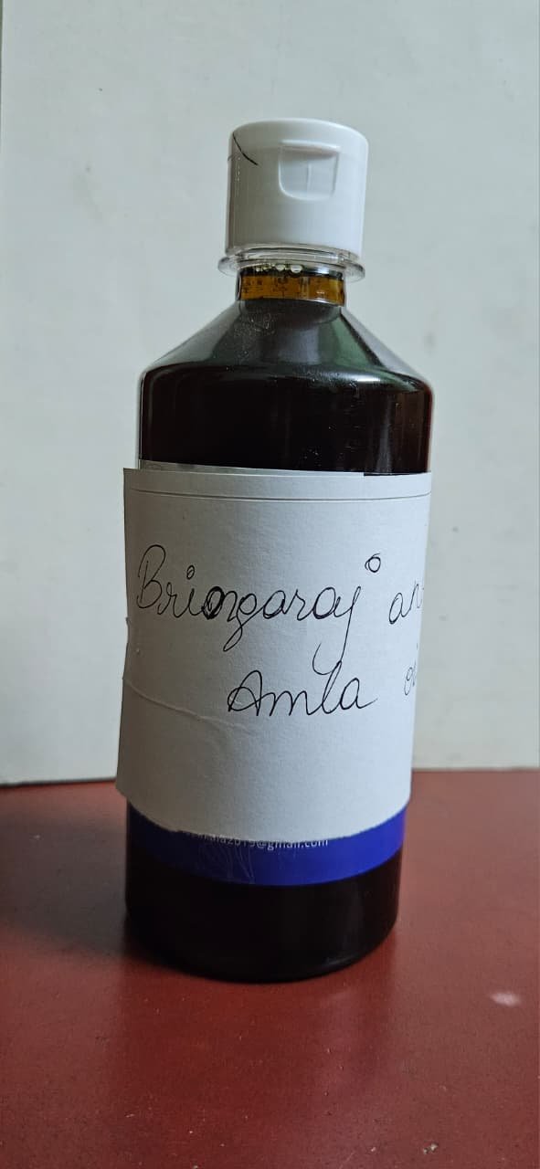 Bhringaraja & Amla Hair oil for black Hair-500ml